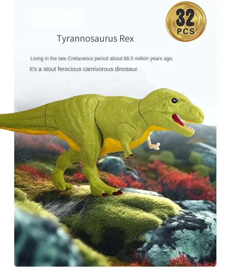 Jurassic World Kids Dinosaur Toy DIY Fossil Archaeology Excavation Kit Skeletons Dig Stem Science Educational Toys for Children