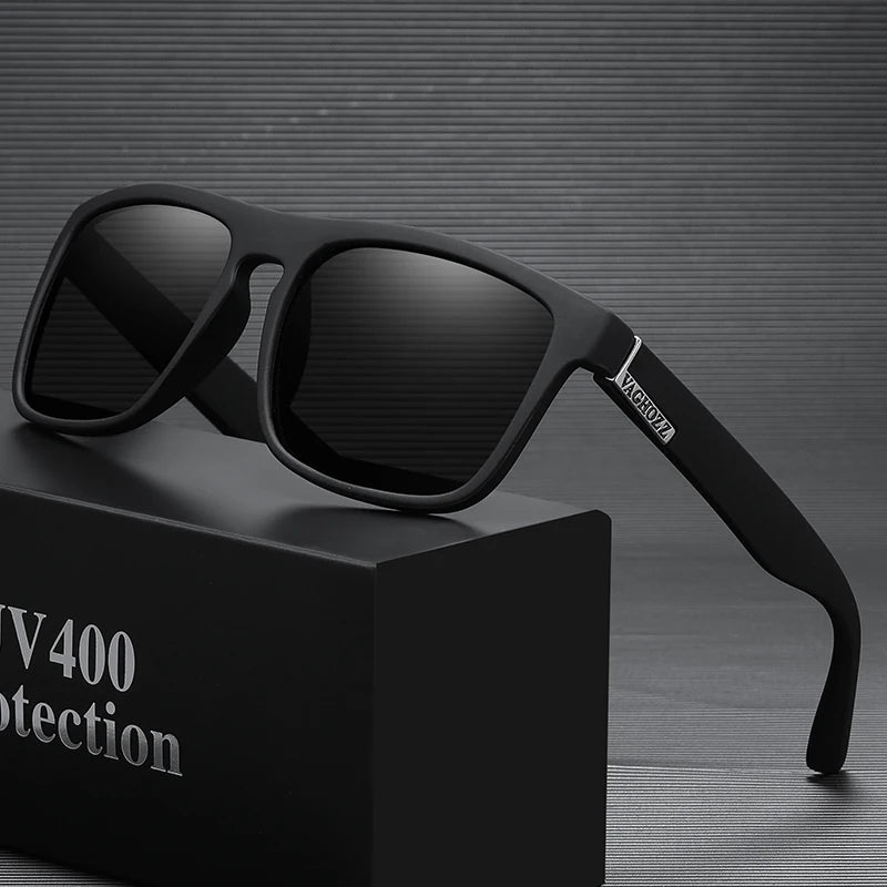 VAGHOZZ Brand Classic Sunglasses Men UV400 Fishing Sun Glasses Women Square Outdoor Male Sport Eyewear Driving Shades