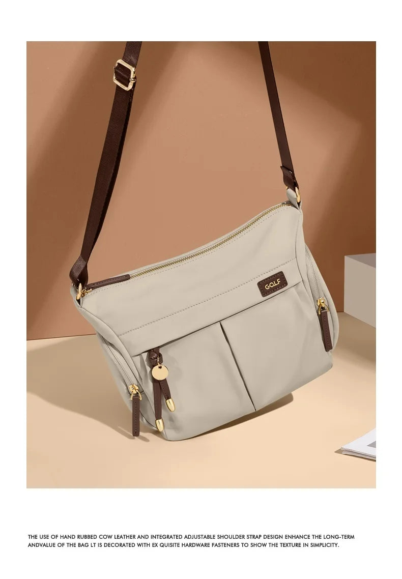 GOLF Crossbody Bag Women Nylon Womens Shoulder Bag Lady Bucket Mini Cross Body Purse Handbag New Fashion Square Bags 2024 Summer