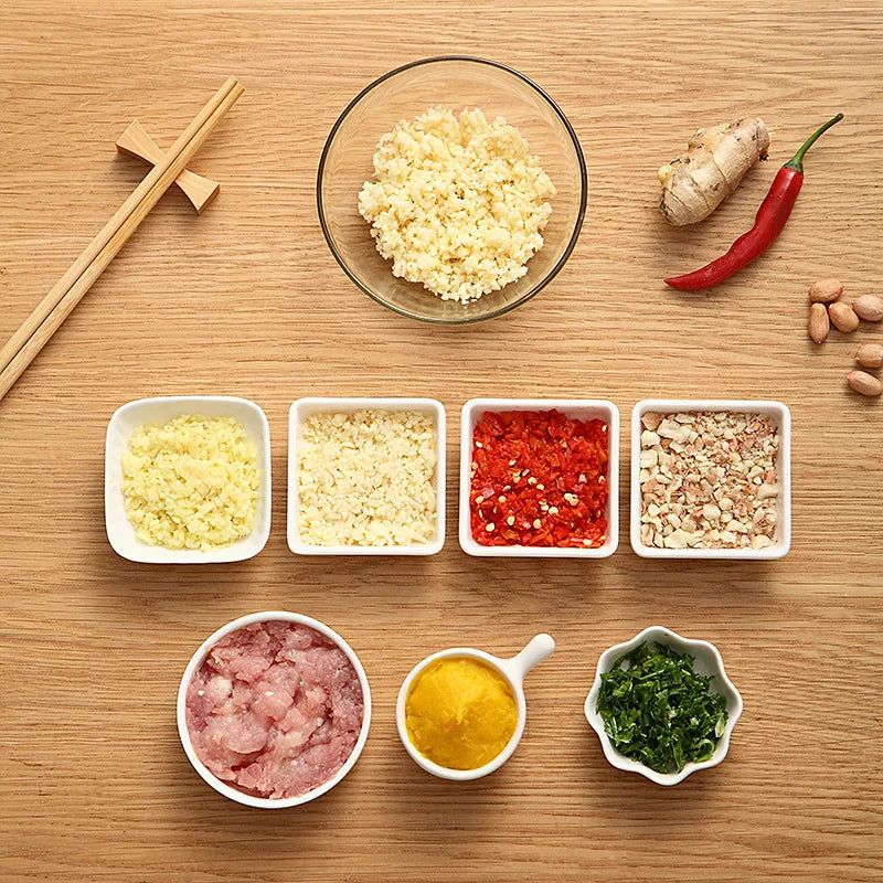 Portable Vegetable and Food Cutter Manual Garlic Puller Fruit Chopper Kitchen Too Multi-function Meat Grinder