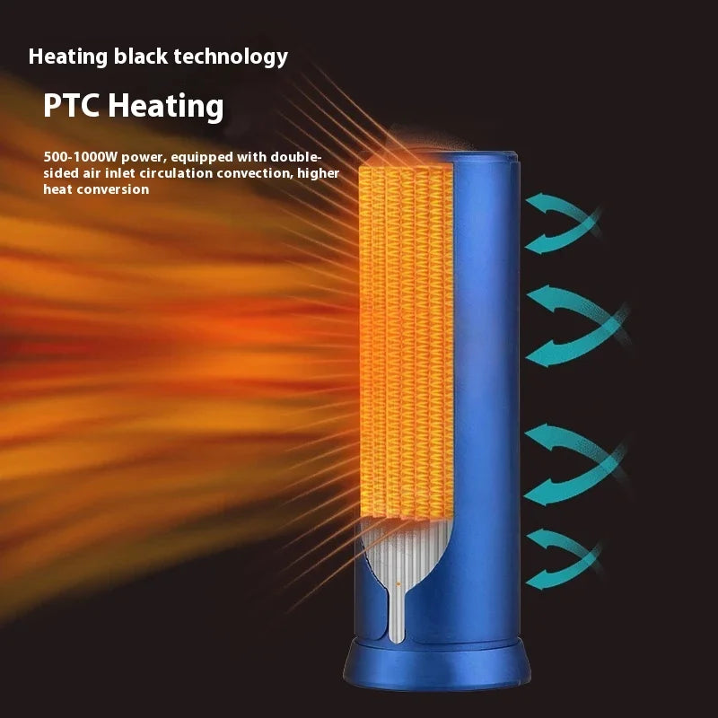 Electric Ceramic Tower Space Heater for Indoor Use with Remote & Thermostat, 23” Energy efficient Oscillating Heaters