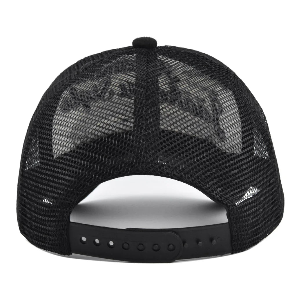New Letter embroidery Baseball Cap Men Women Mesh Hat Summer Outdoors Sunshade Fashion Sport Snapback Trucker Caps Hip Hop Hats