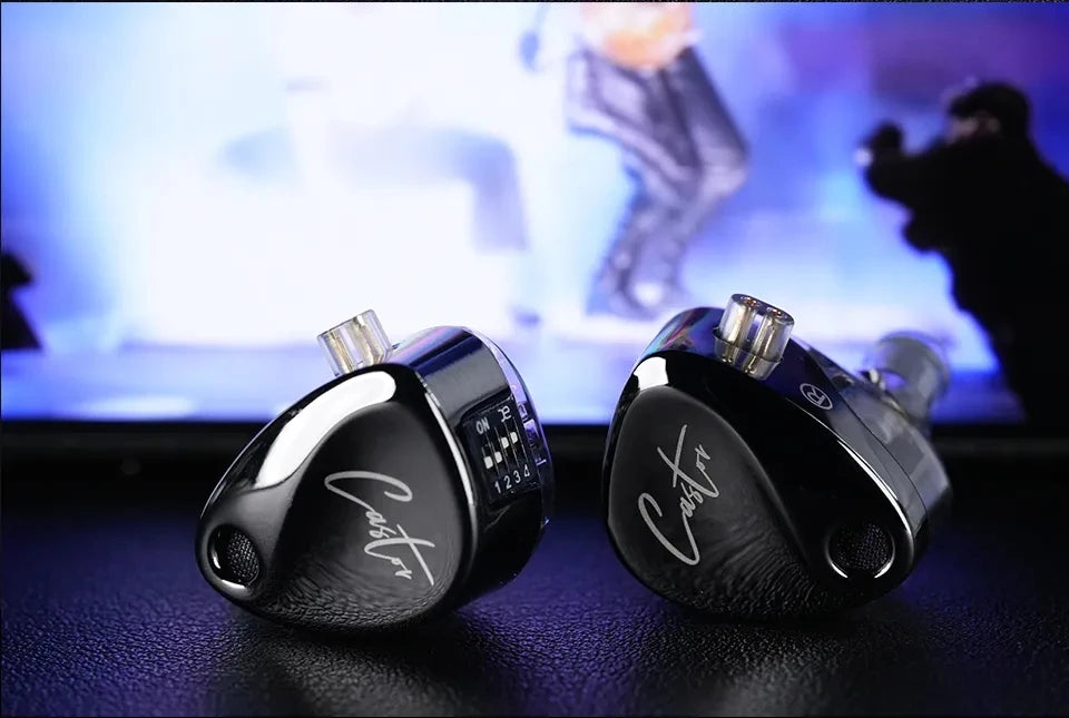KZ Castor Wired Harman Improved Bass HiFi Earphone 2 Dynamic Tunable Balance Monitor Headphone IEM Earphones Music Sport Earbuds