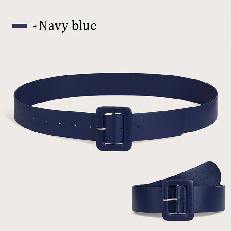 Belt for Women's Dress Simple Women's Wide Belt PU Leather Belt Fashion Luxury Designer Brand Belt Female Black PinkStrap DT167