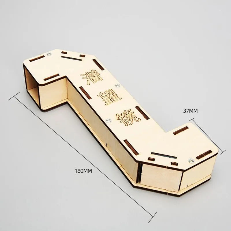 DIY Manual Wooden Puzzle Periscope Toys Science Experimental Tool Kit Learning Early Stage Education Interest Games For Teaching