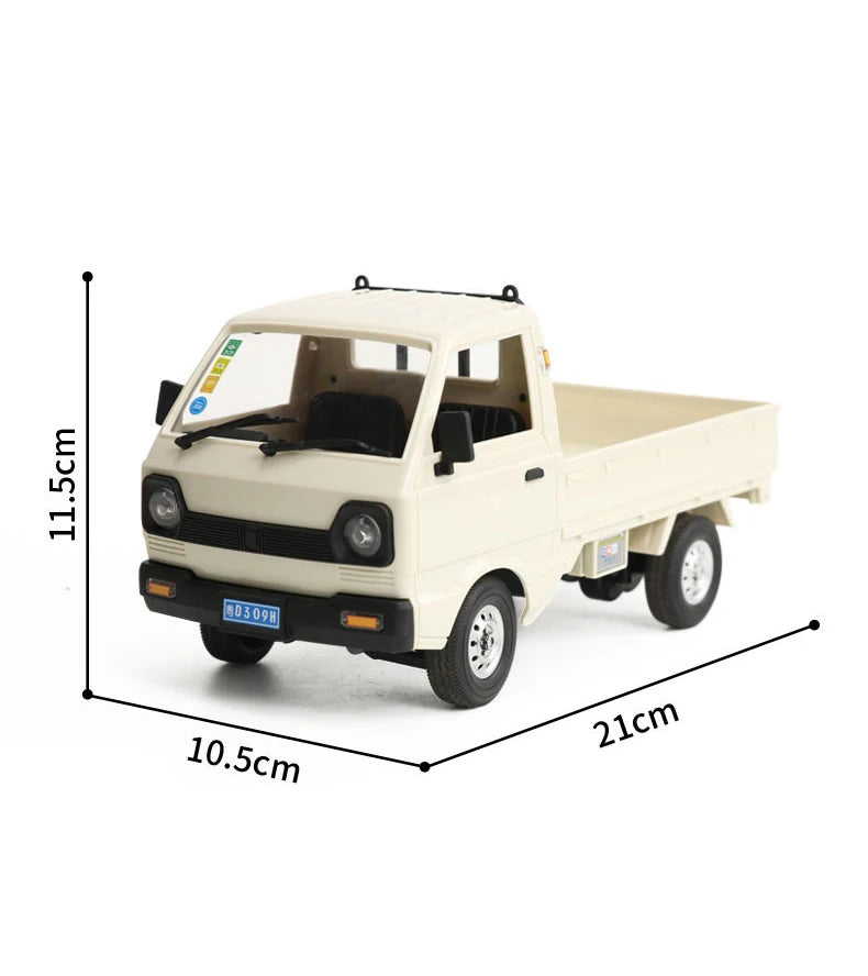 WPL D12 1:10 / 1:16 RC CAR Simulation Drift Climbing Truck LED Light Haul Cargo Remote Control Electric Toys For Children