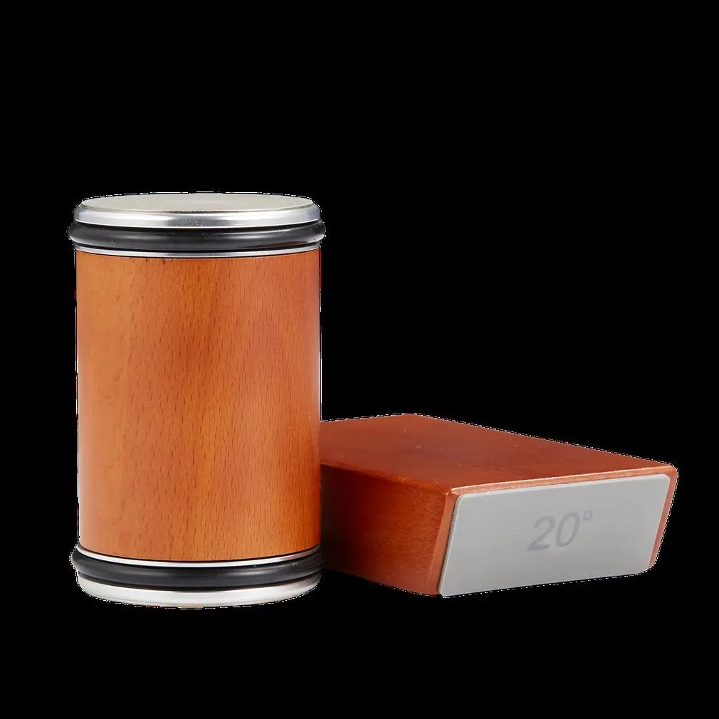 Wooden Roller Sharpeners Rolling Knife Sharpener 15/20/18/22° Magnetic Angle Non-Slip Ideal for Kitchen DIY Tasks Diamond