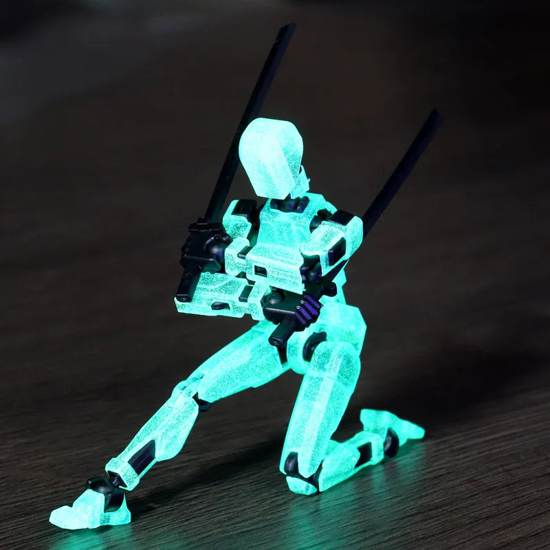 13 Action Figure Titan Multi-Jointed Movable Shapeshift Robot T13 Action Mannequin Character and Dog Figure Toys gifts for kids