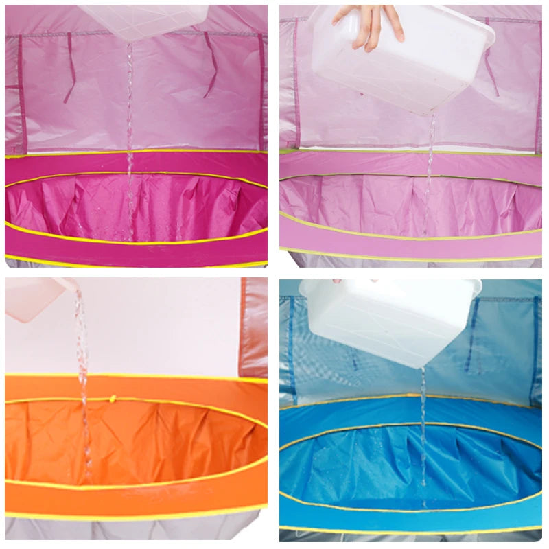 Outdoor Baby Beach Tent Pop Up Portable Shade Pool UV Protection Sun Shelter for Infant Child Water Play Toys House Tent Toys