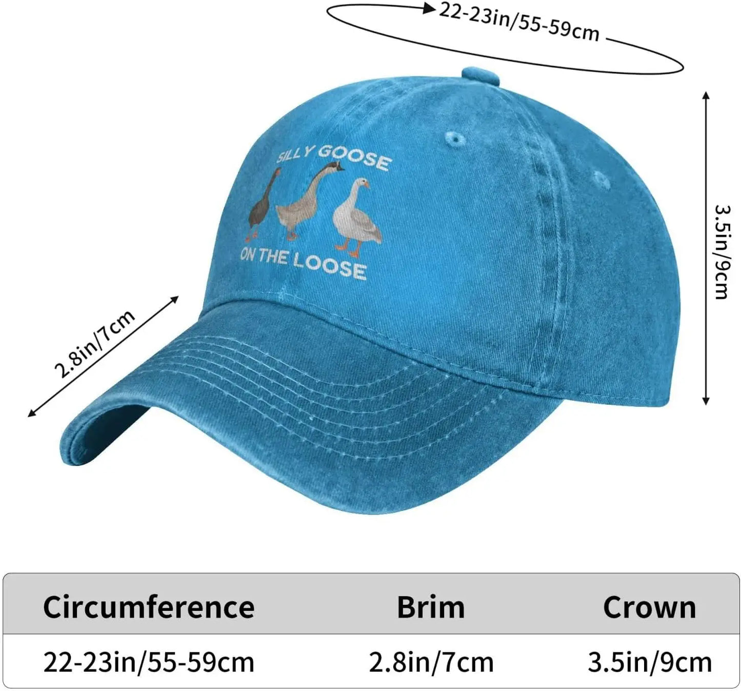 Funny Silly Goos Hat Silly Goose On The Loose Hat for Women Dad Hats Funny Hats