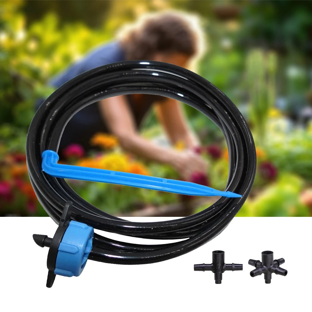 20PCS 2L 4L 8L Pressure Compensating Emitters Fixed Flow Drippers Garden Irrigation System for 1/4'' PE Hose Greenhouse Watering