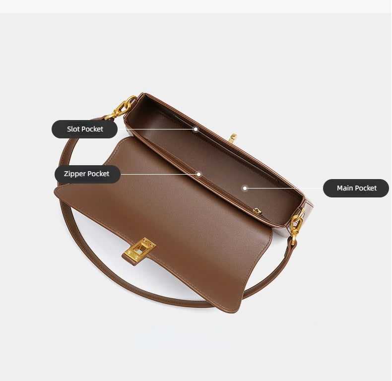 Jonlily Women Genuine Leather Shoulder Bag Female Fashion Handbag Totes Small Underarm Bag Casual Daybag Mini Purse -KG1313