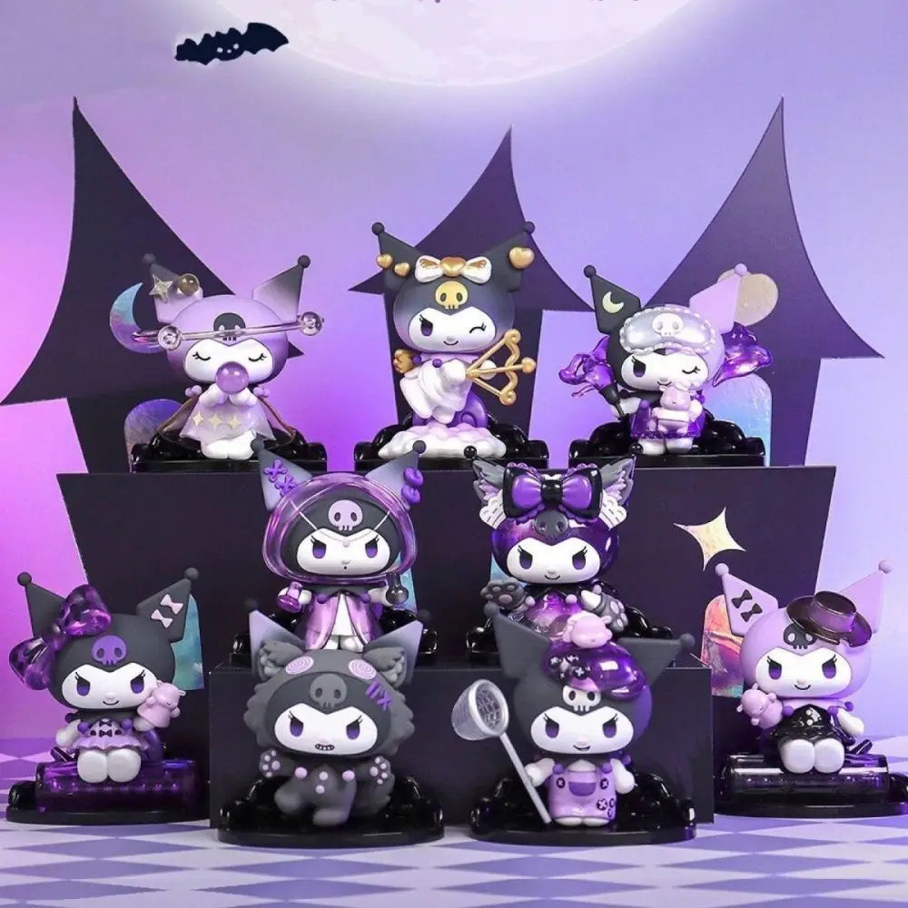 Sanrio Kuromi Blind Box Werewolf kill Series Action Figure Dolls Anime Figures Surprise Bag Cute Model Fans Collection Toy