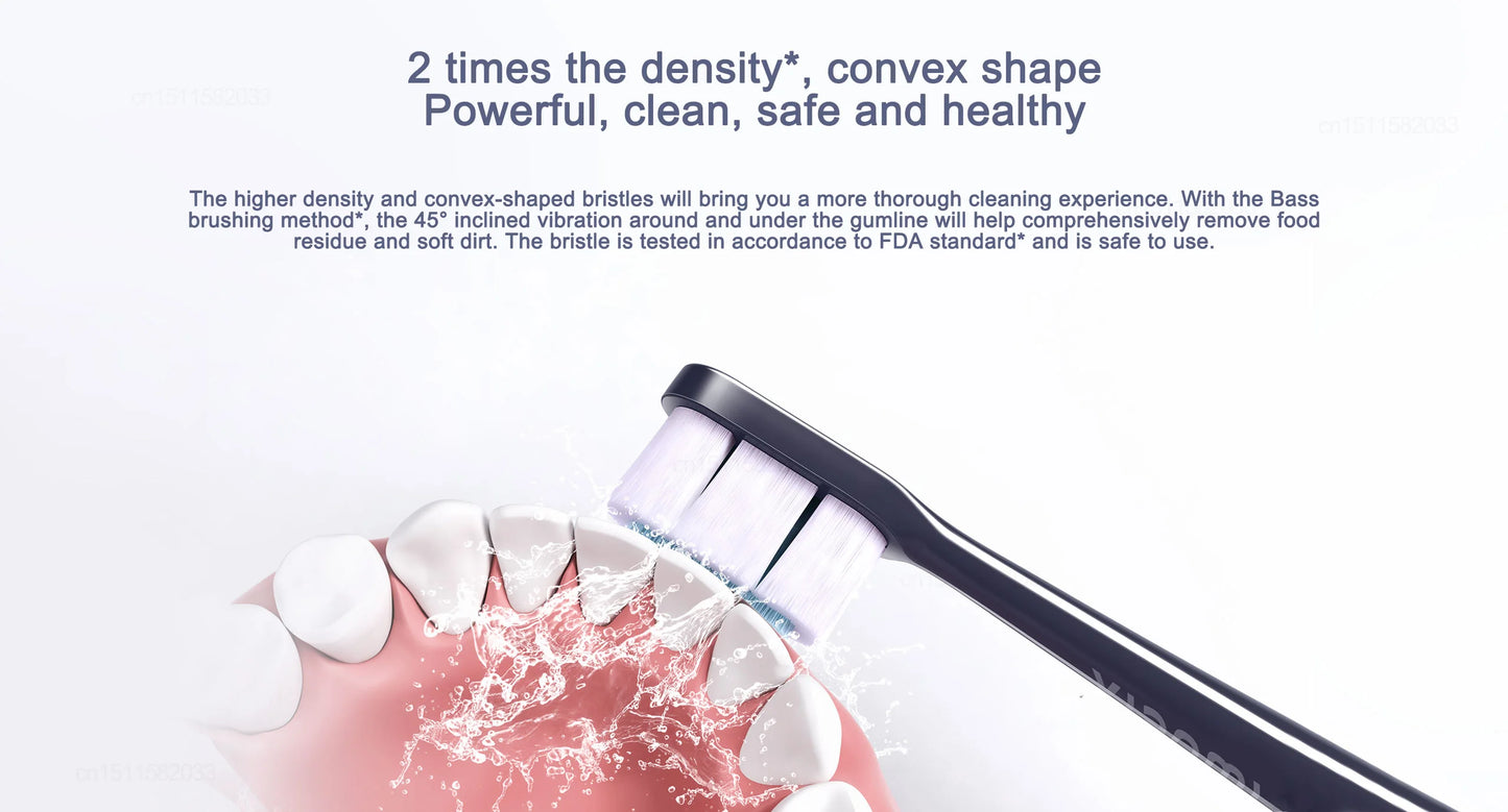 XIAOMI MIJIA Sonic Electric Toothbrush T700 Ultrasonic Vibration Teeth Whitening Oral Clean Brush Smart APP Electric Tooth Brush