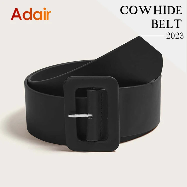 Belt for Women's Dress Simple Women's Wide Belt PU Leather Belt Fashion Luxury Designer Brand Belt Female Black PinkStrap DT167