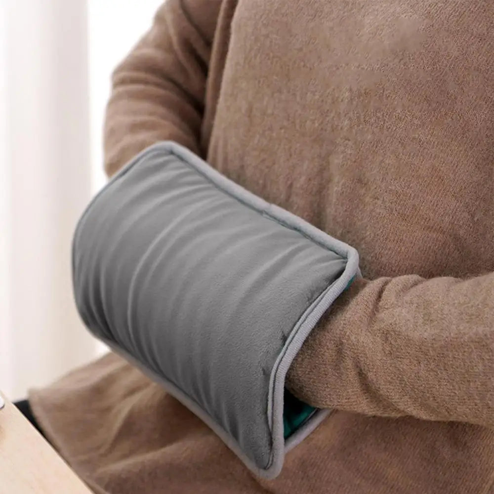 Rechargeable USB Heating Hand Muff Warmer Electric Heated Pad Hand Warmer Easy To Carry For Home Office Outdoor and hiking