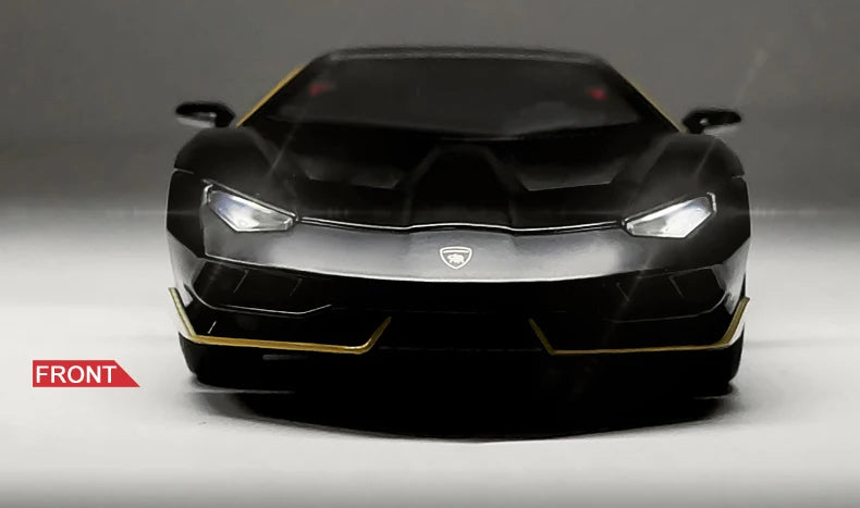 1:32 Lamborghinis LP770-4 750 Alloy Sports Car Model Diecasts Metal Pull Back Sound And Light Car Model Kids Toy Collection Gift