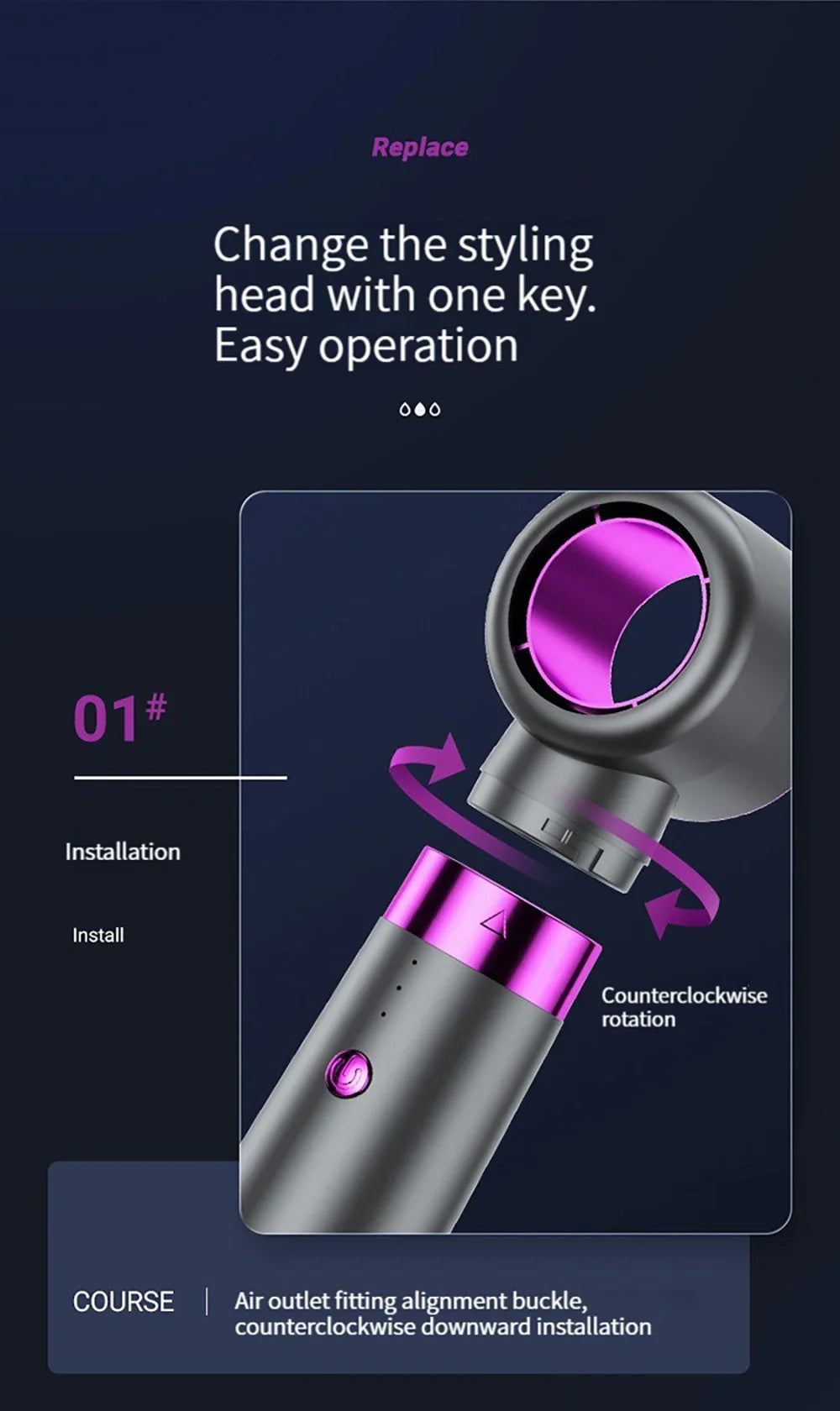 Multifunction Hair Dryer 5 in 1 Hot Air Comb Automatic Curling Rod Straight Hair Comb Hair Dryer Salon Style Tool Fast Dry