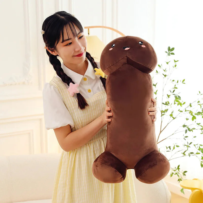 Big Size Trick Penis Simulation Plush Toy Boy Dick Plushie Penis Plush Hug Pillow Stuffed Sexy Interesting Gifts For Girlfriend