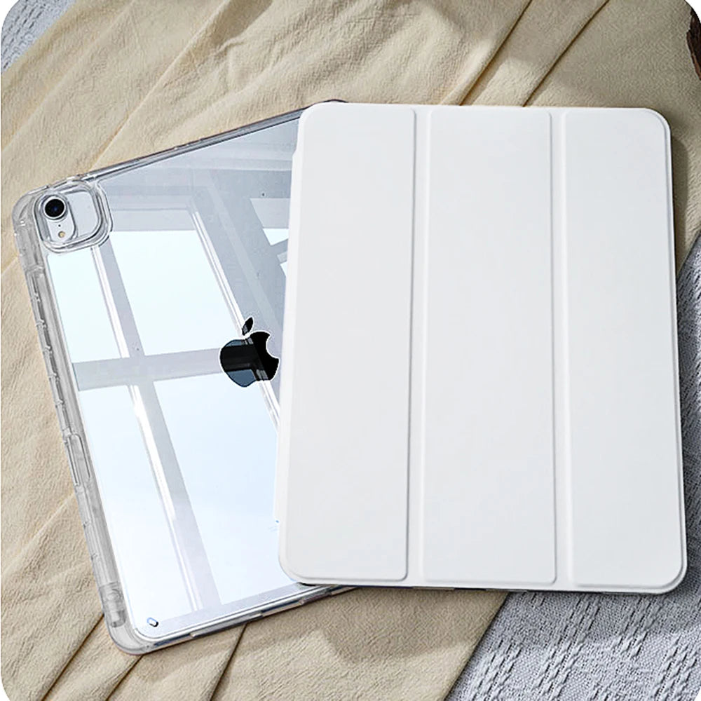 For 2024 iPad Pro 11 iPad 10th Generation iPad 10.2 7 8th 9th Cover Gen iPad Air6 4 5 10.9 13in 12.9 M2 M4 Pencil Holder Case