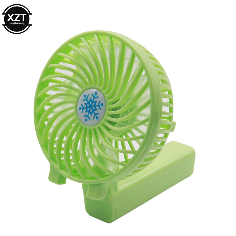 USB Mini Fan Handheld Fan Desktop Fan Portable USB Charging Fan Office Travel Dormitory Multi-color Options