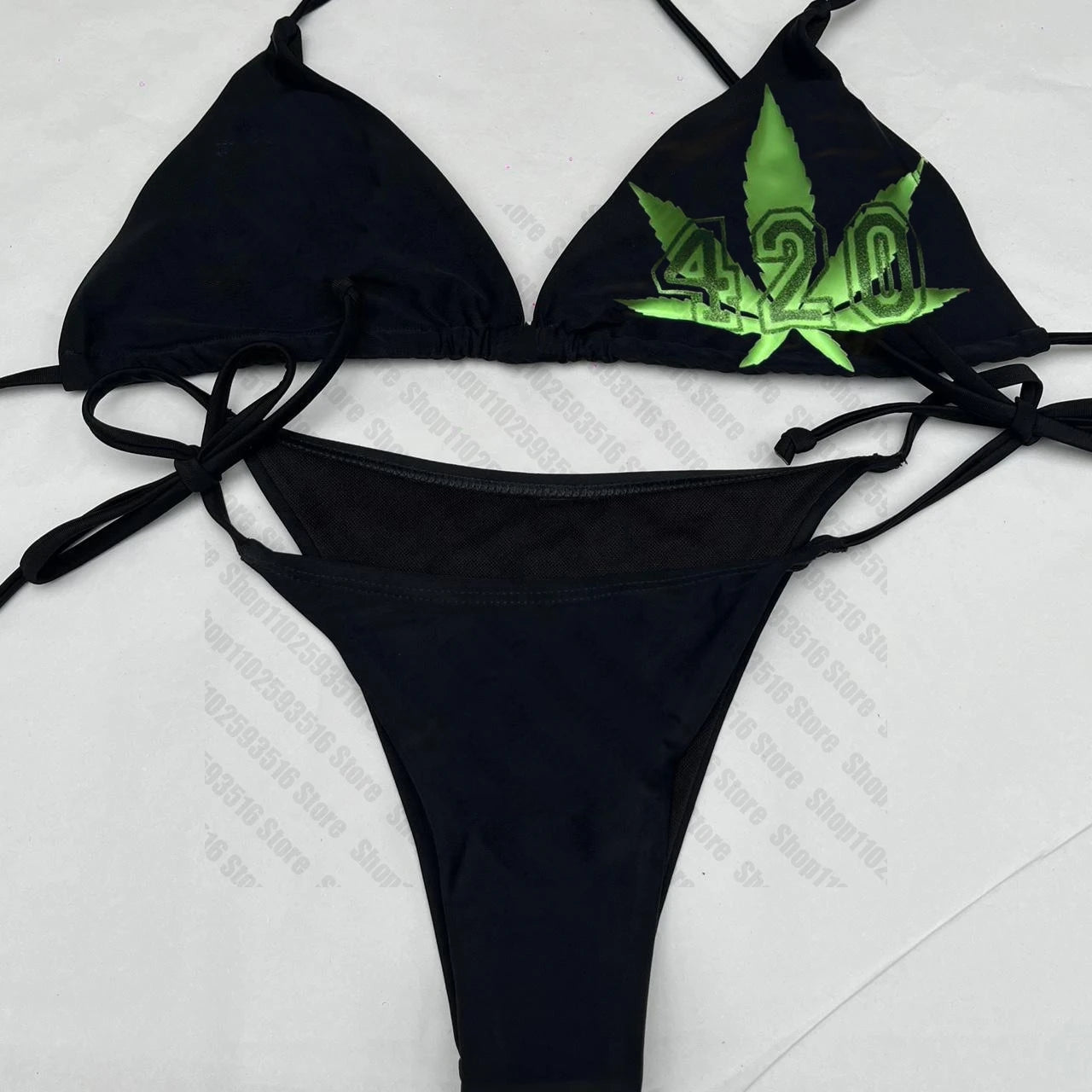 Y2k Gothic Punk Bodycon Backless Sleeveless Hot Emo Girls Crop Top 2000s Sexy Summer Bra Push Up Bikini Set Beach Camisole Party