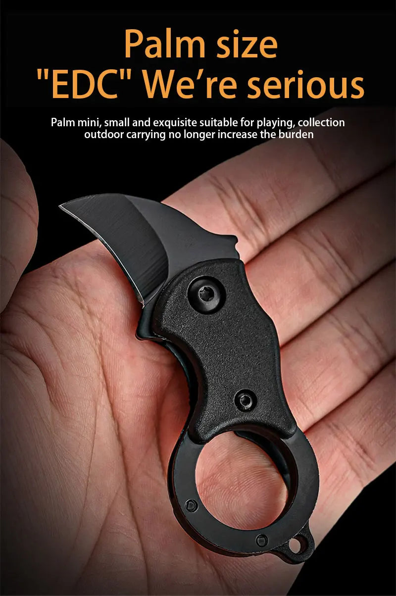 Outdoor Pocket Knife Portable EDC Key Knife Fox Knife Paw Knife Case Opener Knife Necklace Carry-on Portable Mini Pocket Knife