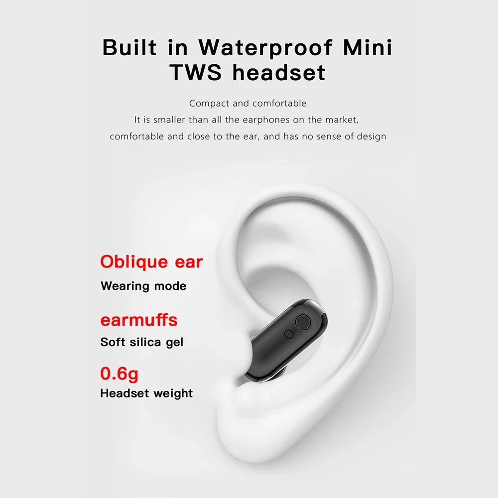 X10 Smart Watch Two In One TWS Wireless Bluetooth Call Headset Full-Touch Large Screen Heart Rate Monitor Sport Music Smartwatch