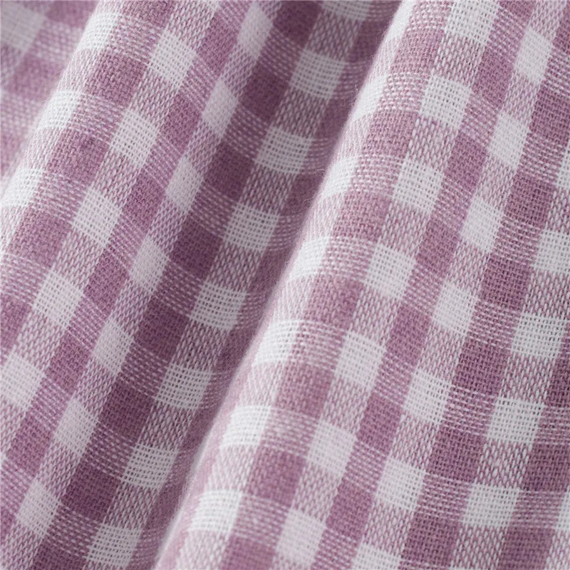 Women Vintage Summer Plaid Shorts y2k Fairy Clothes Sweet Girls Elastic Waist Slim Fit Bloomers Pants Loungewear Kawaii Shorts