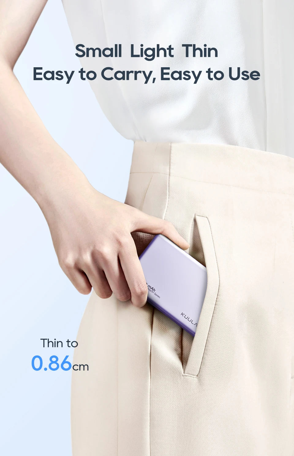 KUULAA Magsafe Power Bank 5000mAh Magnetic Wireless Phone Charger External Battery 20W Fast Charging For iPhone 15 14 PowerBank