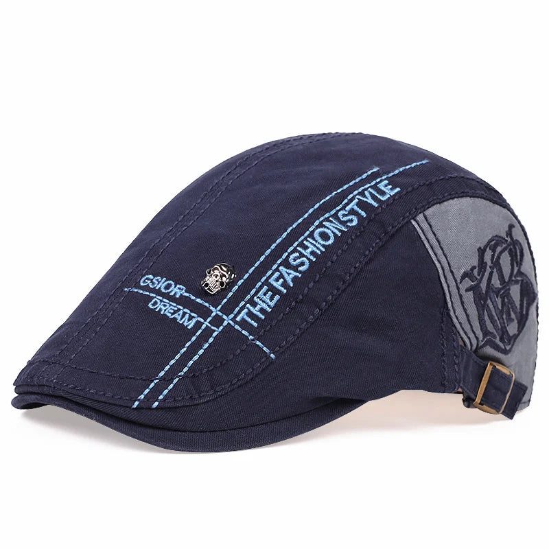 2024 New Summer outdoor Sports Cotton Berets Caps For Men Women Casual Peaked Caps letter embroidery Berets Hats Casquette Cap