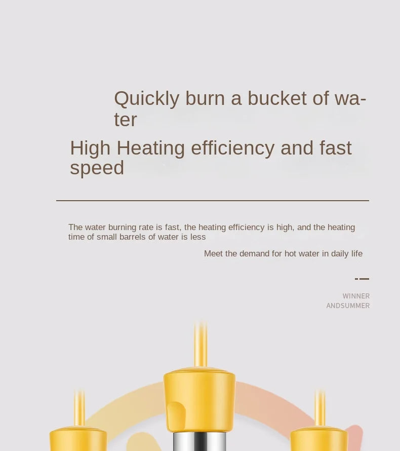 110V 220V Electric Water Heater Portable Water Boiling Rod Heating Machine Fast Heating