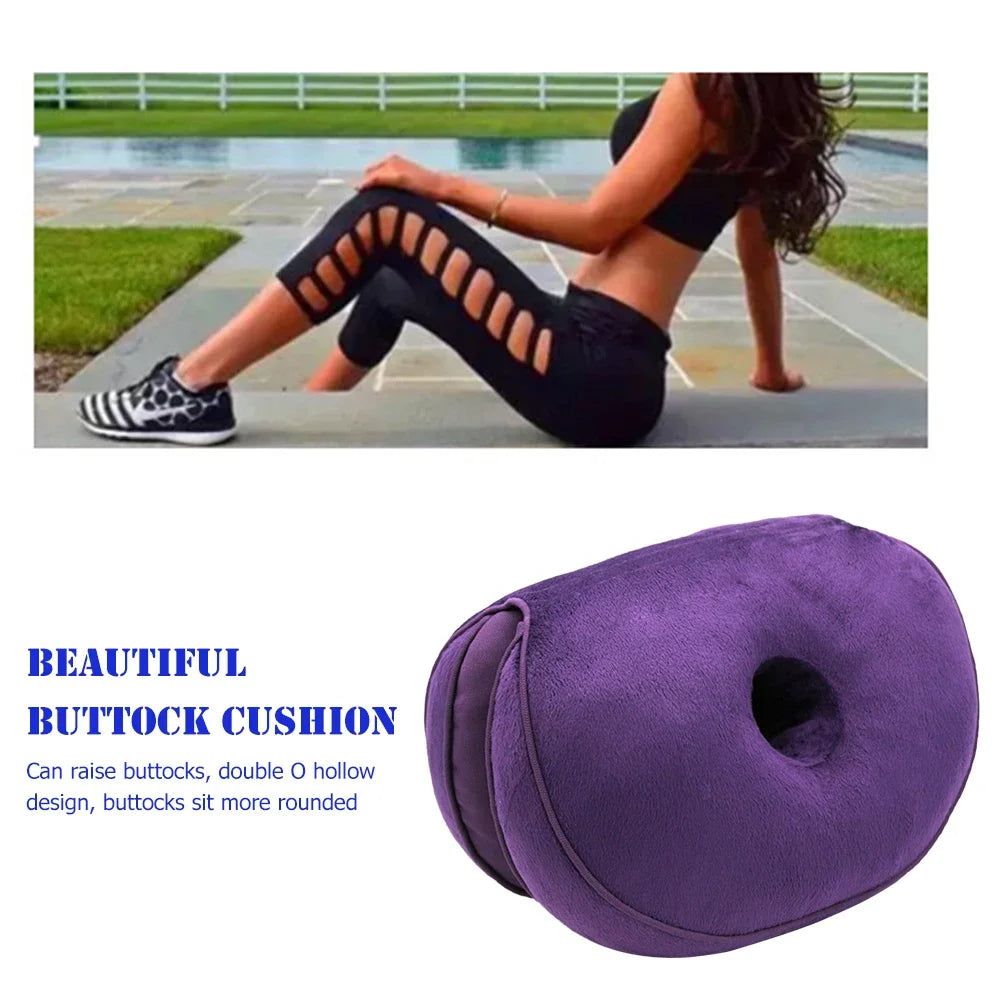 Multifunctional Seat Cushion Dual Comfort Memory Foam of Hip Lift Sitting Cushion Beautiful Butt Seat Cushion for Home Pressure