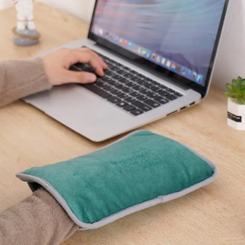 Rechargeable USB Heating Hand Muff Warmer Electric Heated Pad Hand Warmer Easy To Carry For Home Office Outdoor and hiking