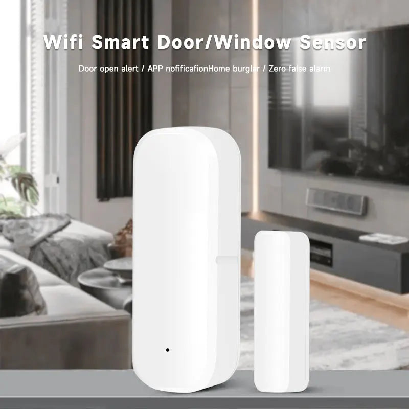 Tuya WiFi Door Sensor Window Sensor Smart Home Wireless Door Detector Smart Life APP Remote Control for Alexa Google Home