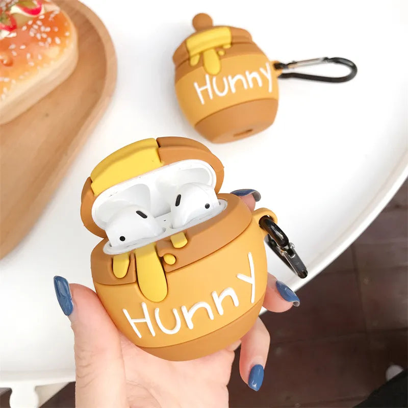 3D Creative Earphone Case for AirPods Pro 1 2 3 Cartoon Silicone Cover