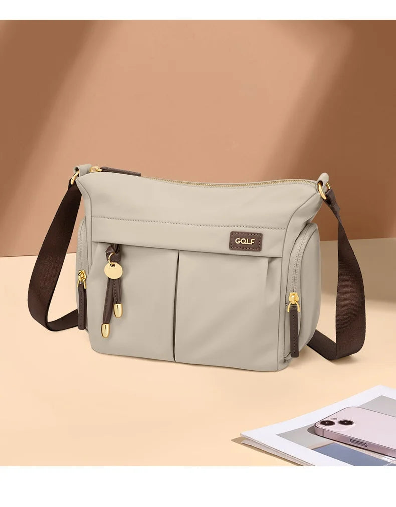 GOLF Crossbody Bag Women Nylon Womens Shoulder Bag Lady Bucket Mini Cross Body Purse Handbag New Fashion Square Bags 2024 Summer