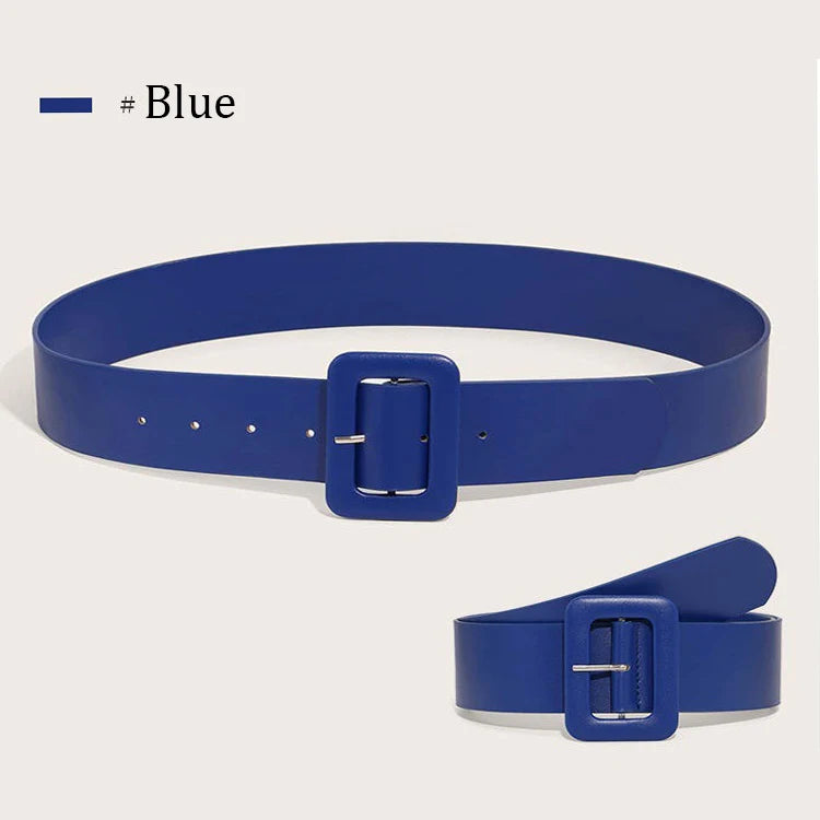 Belt for Women's Dress Simple Women's Wide Belt PU Leather Belt Fashion Luxury Designer Brand Belt Female Black PinkStrap DT167