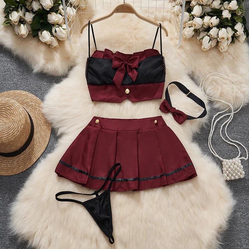 New In Christmas Red Short Dress Sexy Sequin Slim Bodycone Dress Strap Club Party Night Dress Rrotic Bunny Cosplay Mini Dress