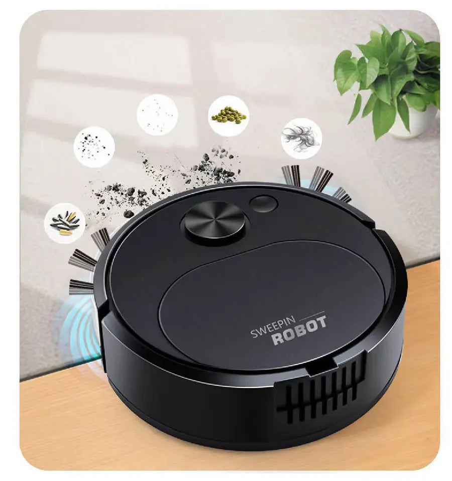 Smart Robot USB Sweeping Robot Vacuum Cleaner Mopping 3 In 1 Smart Wireless 1500Pa Dragging Cleaning Sweep Floor For Home Office