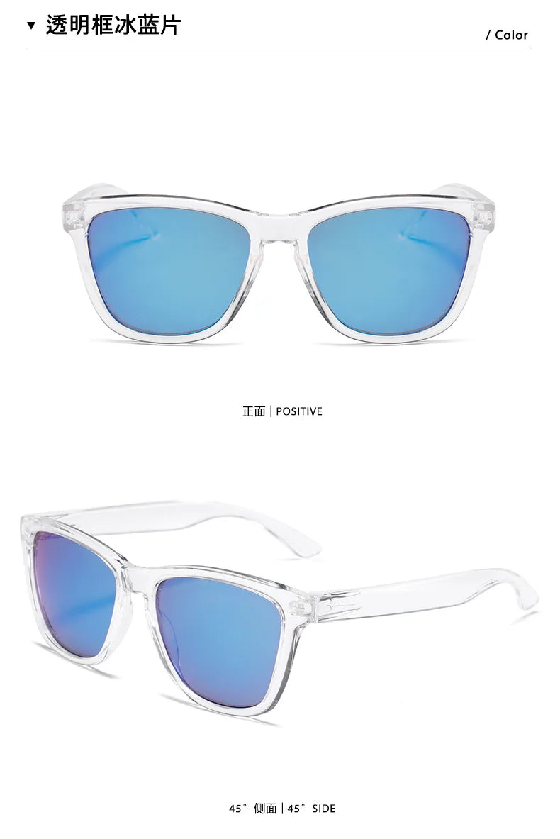 KLASSNUM 2024 Sunglasses Man Anti-uv Sun Glasses Coating Lens Driving Fishing UV 400 Protection Outdoor Sports Shades New In