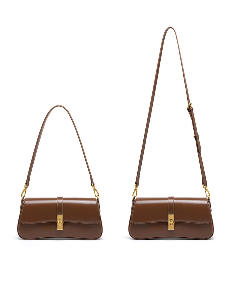 Jonlily Women Genuine Leather Shoulder Bag Female Fashion Handbag Totes Small Underarm Bag Casual Daybag Mini Purse -KG1313