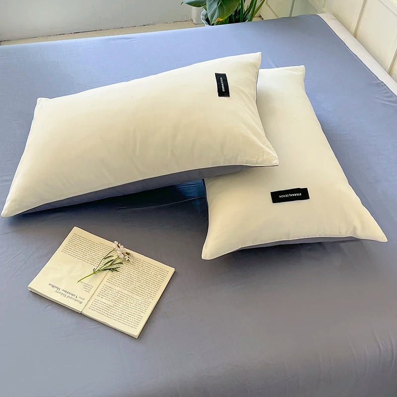 White Bedding Comforter Set with Pillowcase bed sheet Single Full Size Bed Linen Duvet Cover Set Queen/King Double Single Bed