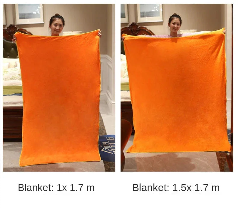 Cute Cushion Blanket 3 in1 Stuffed Hand Warmer Bag Cartoon Animal Pillow Blanket Home Car Travel Pillow for Children Girl Gift