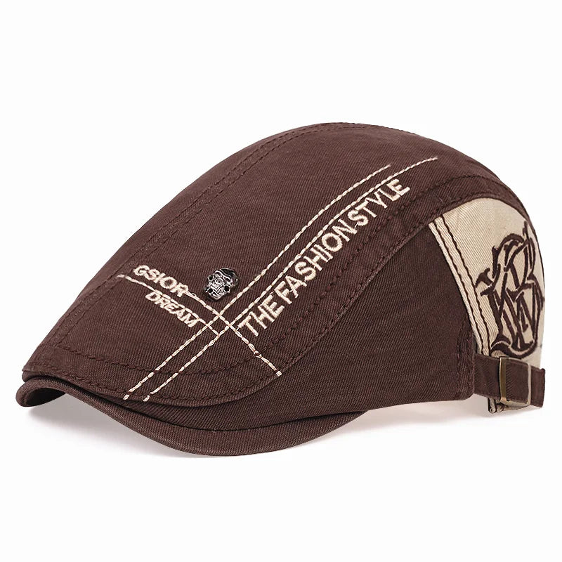2024 New Summer outdoor Sports Cotton Berets Caps For Men Women Casual Peaked Caps letter embroidery Berets Hats Casquette Cap