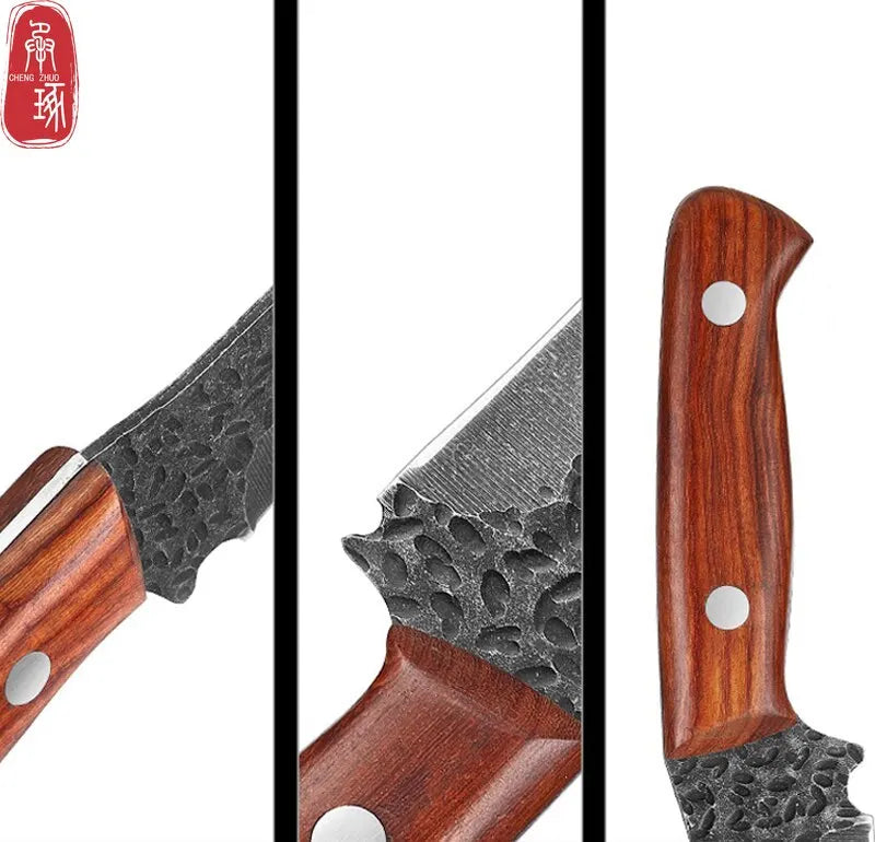 Handmade Forged Boning Knife Kitchen Butcher Knife BBQ Cooking Chef Knives Household Fruit Utility Knife Kitchen Accessories
