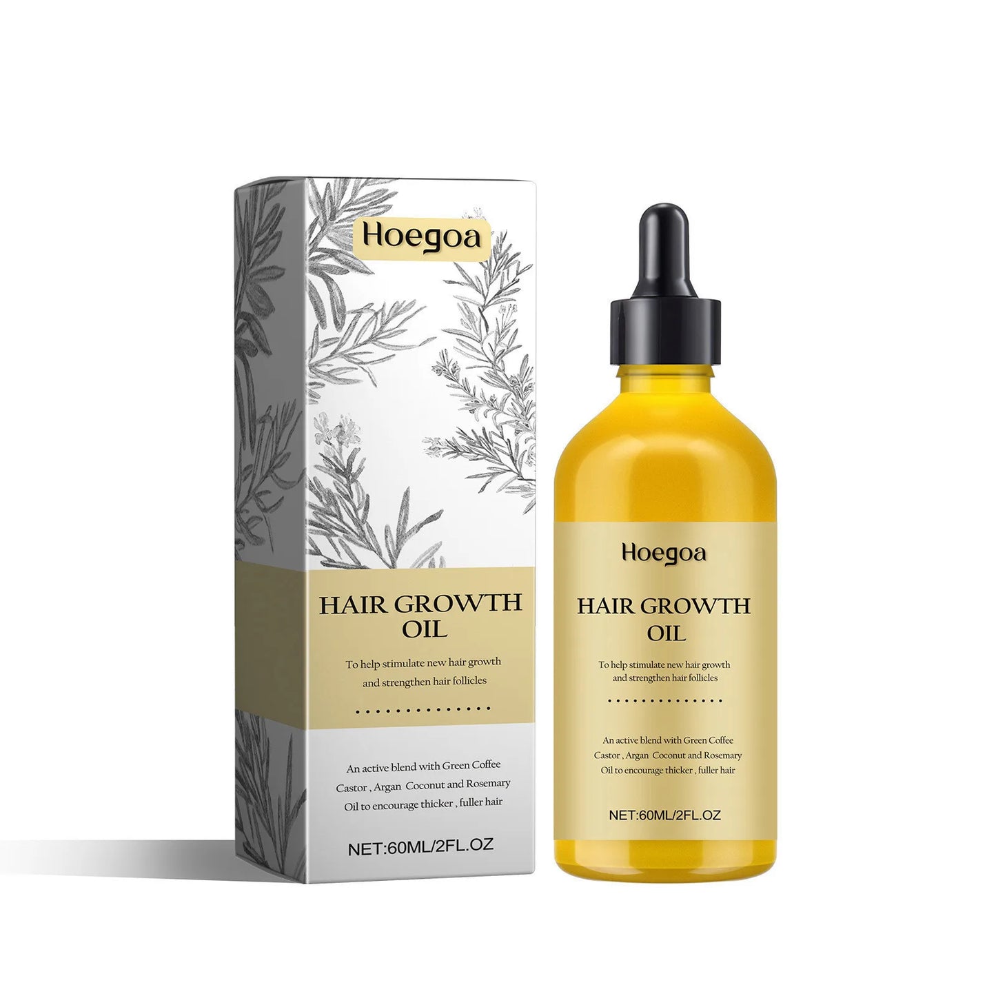 Rosemary Dense Hair Essential Oil Prevent Hair Loss Repair Hairs Damage Smooth Moisturizing Nourishing Hair Regrowth Oil 120ml