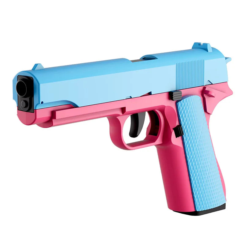 M1911 Colt Toy Gun Pistol Soft Bullet Shell Ejected Blaster Manual Airsoft Air Gun Launcher For Children Adults Shooting Games