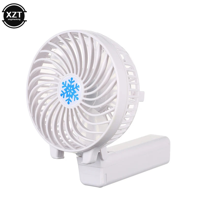 USB Mini Fan Handheld Fan Desktop Fan Portable USB Charging Fan Office Travel Dormitory Multi-color Options