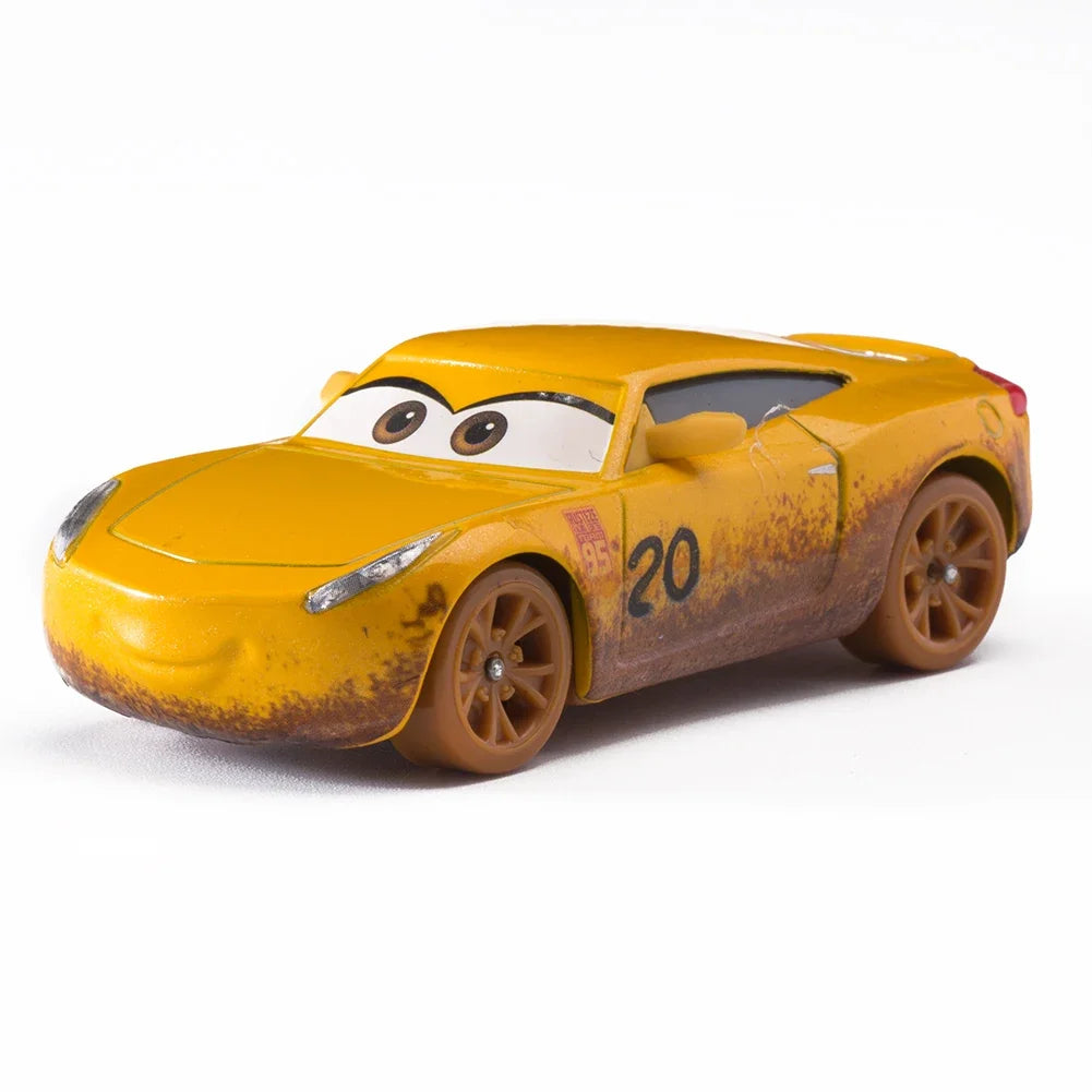 Children Toys Car Disney Pixar Cars 3 Lightning McQueen Jackson Storm Mater 1:55 Diecast Metal Alloy Model Car Kid Gift